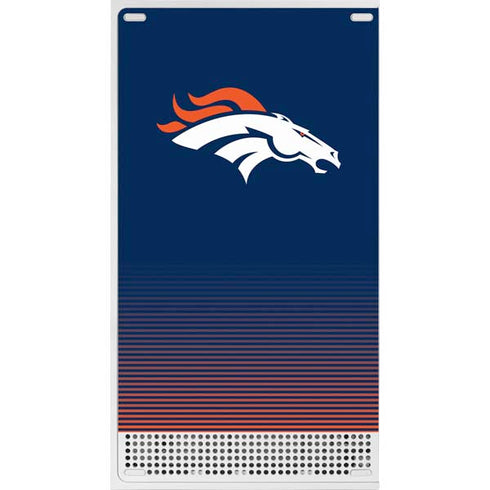 NFL Denver Broncos Breakaway Xbox Series S Console Skin